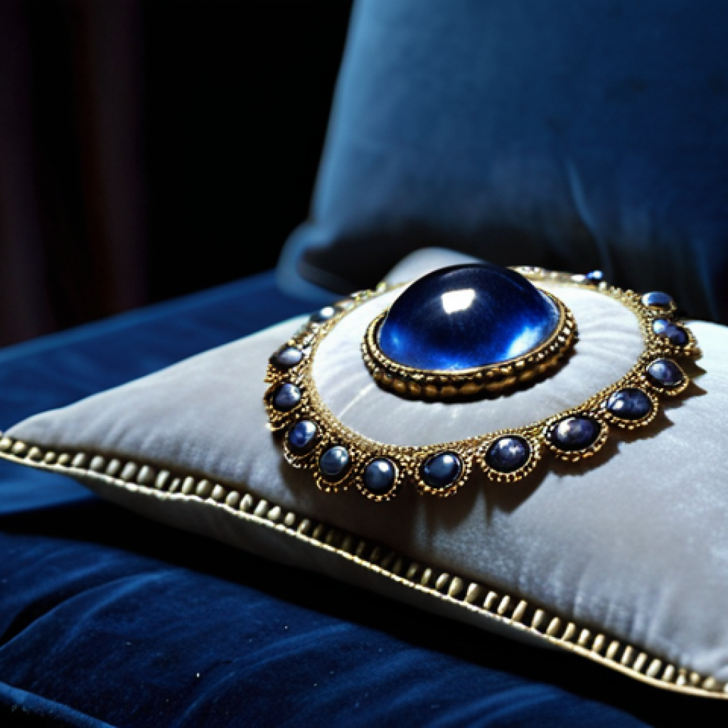 **

*   Prompt: "Artisanal jewelry on a velvet cushion, bathed in soft moonlight. Focus on delicate details and the lunar glow. Evokes 'Filo di Luna' brand essence."

**
