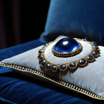 **

*   Prompt: "Artisanal jewelry on a velvet cushion, bathed in soft moonlight. Focus on delicate details and the lunar glow. Evokes 'Filo di Luna' brand essence."

**